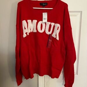 Amour sweater, NWT size XL. Pretty sure this was ordered from Target.